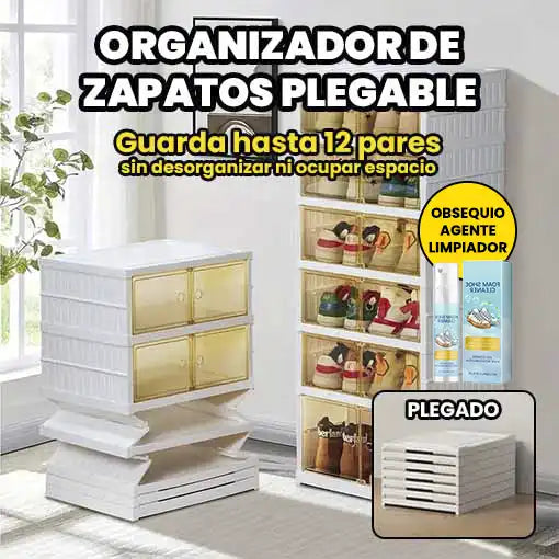 ORGANIZADOR DE ZAPATOS PLEGABLE 🤩😱 ¡Diseño tipo acordeón!